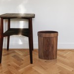 (Coklat, 315x25 cm) Tempat Sampah Bergaya Vintage untuk Kamar Tidur, Kantor, Dapur